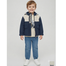 J15562: Boys Bench Hooded Parka Coat, Top & Denim Jean Outfit (2-6 Years)